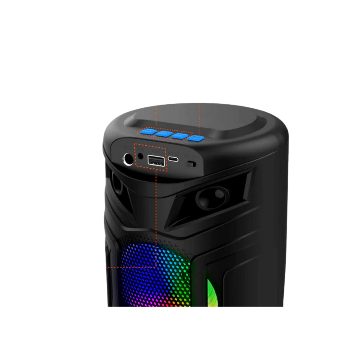 FRONTECH SW-0068 1580 Portable Bluetooth Speaker