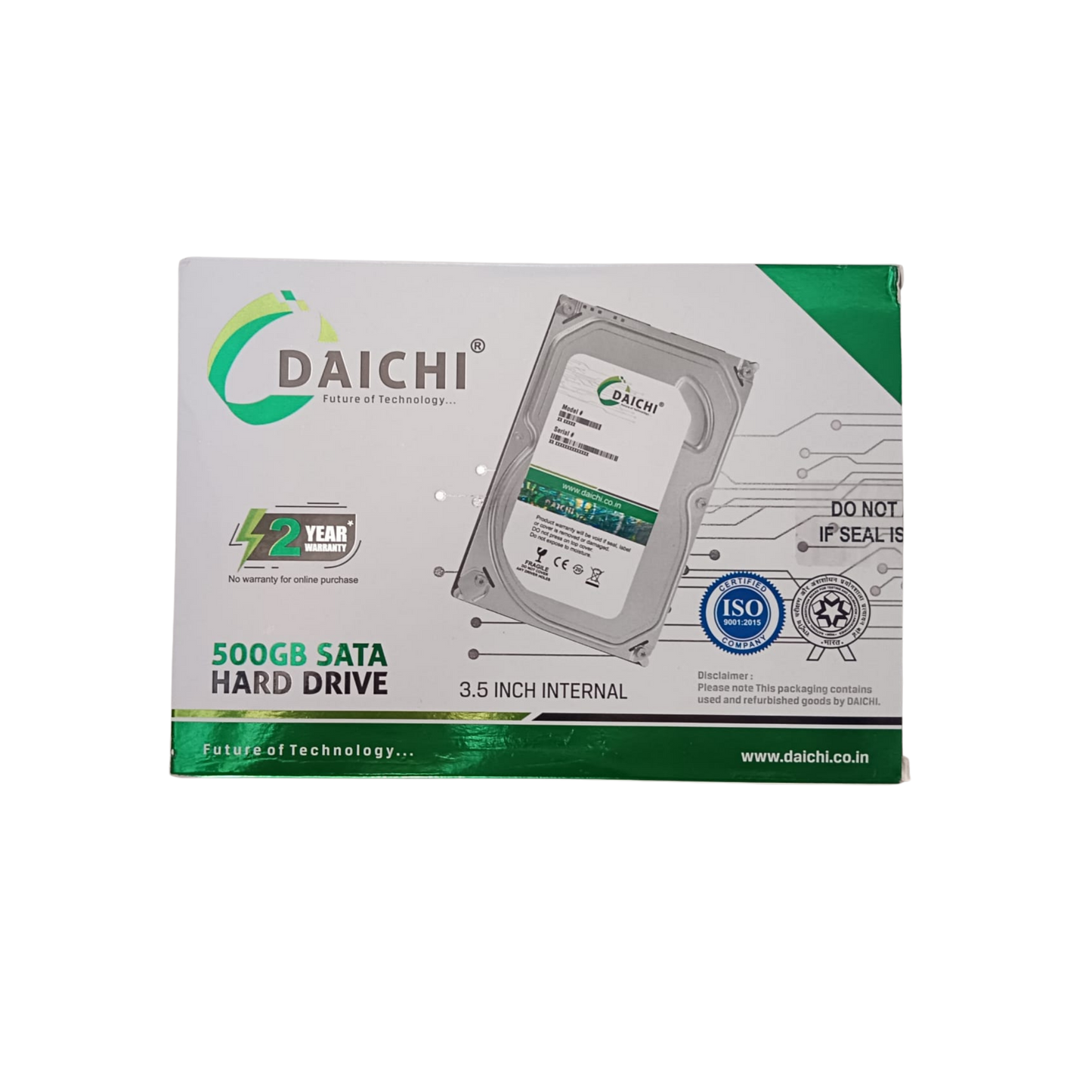 DAICHI 500GB 3.5-inch Internal SATA Hard Drive