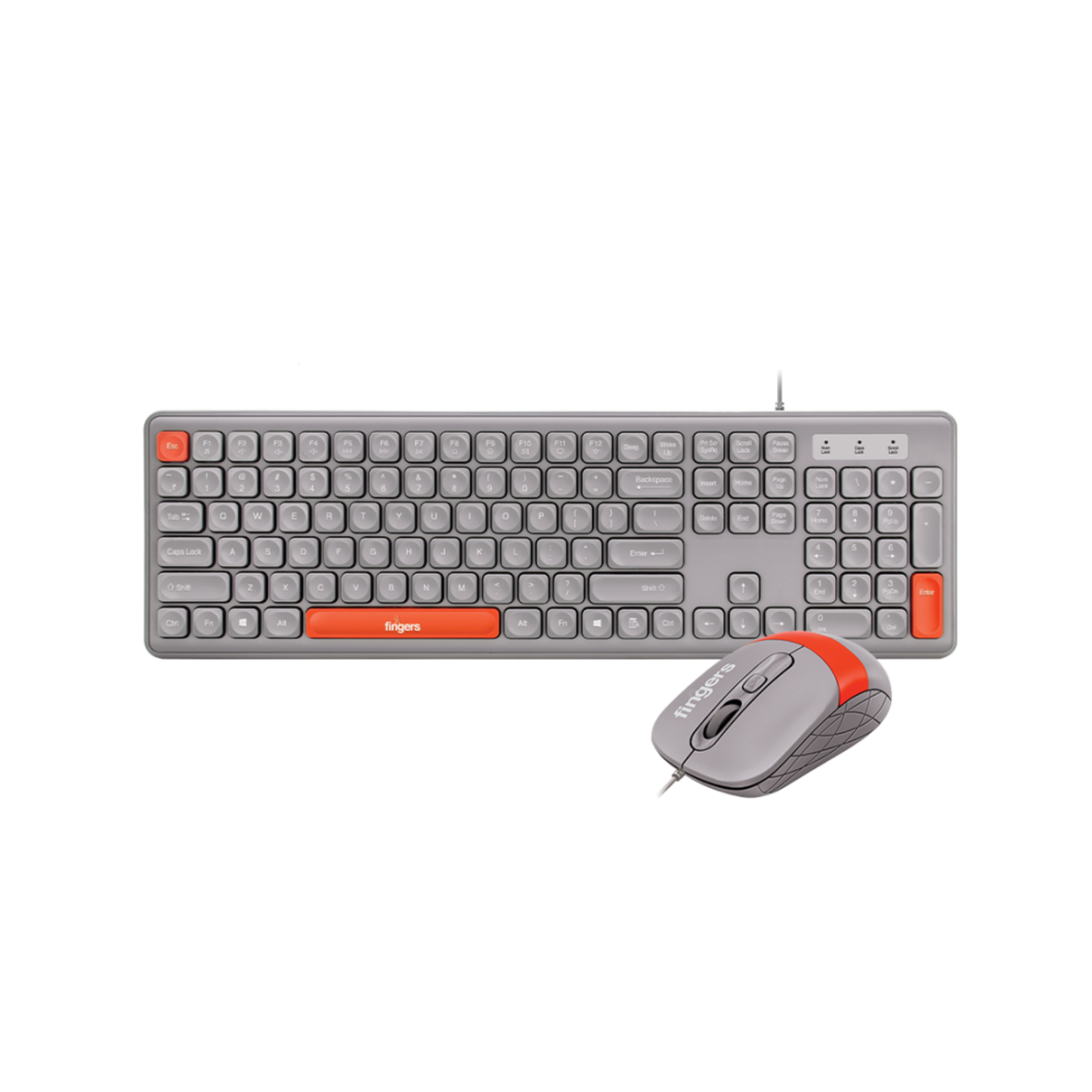 FINGERS Valvet Combo C4 – Rangeela Series Wire Mouse+Keyboard