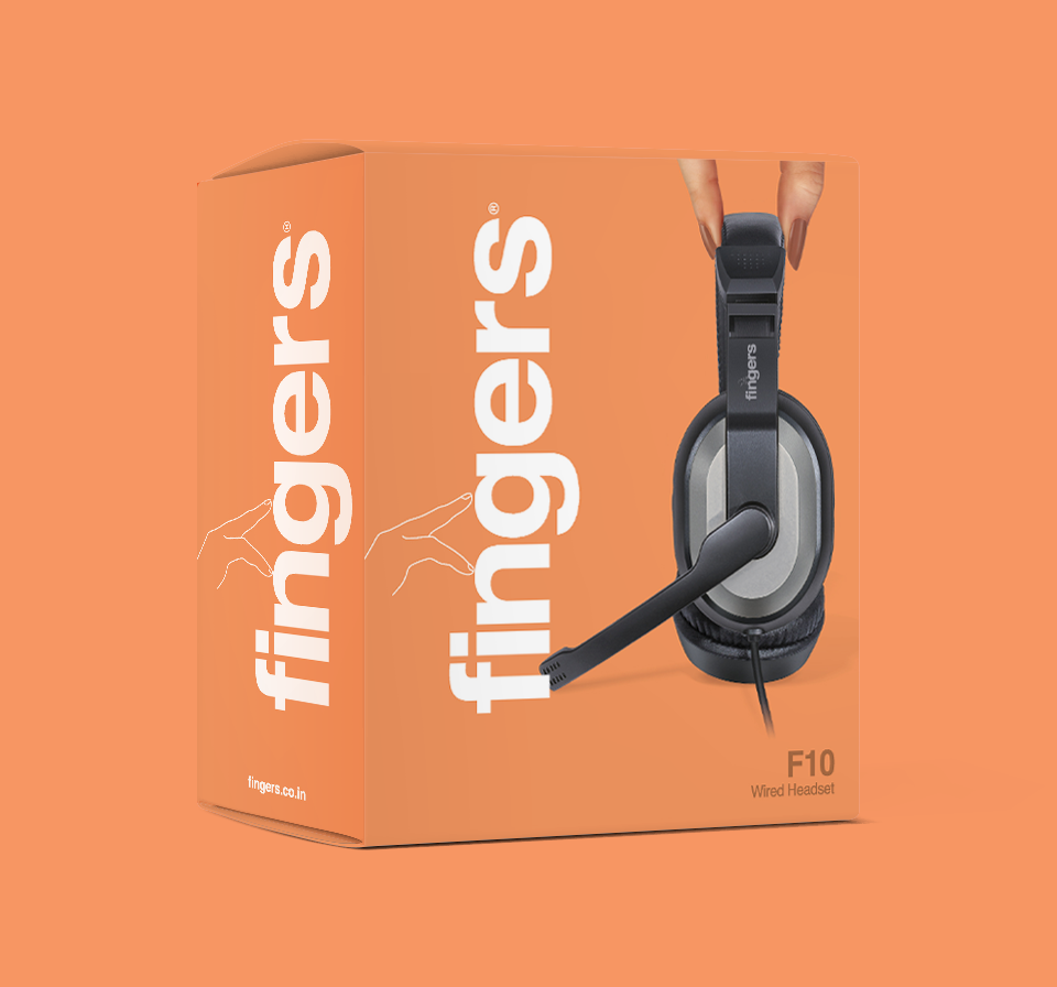 FINGERS F10 Wired Headphone with Mic
