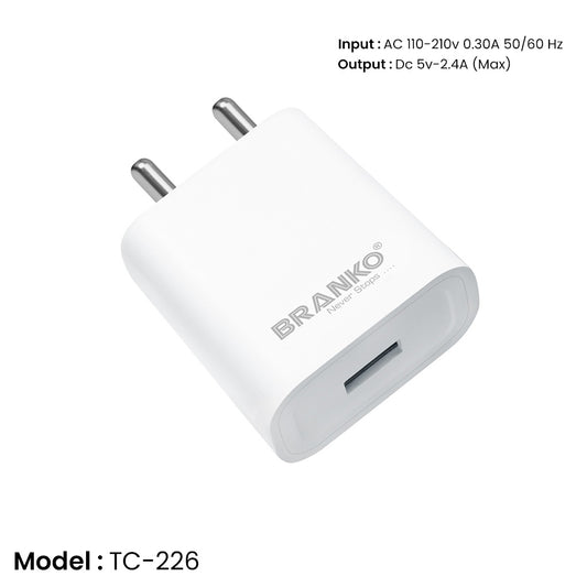 CHARGER USB 2.4A MU TC-226 BRANKO