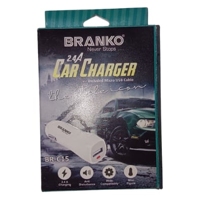 CAR CHARGER 2.4A C-15 BRANKO