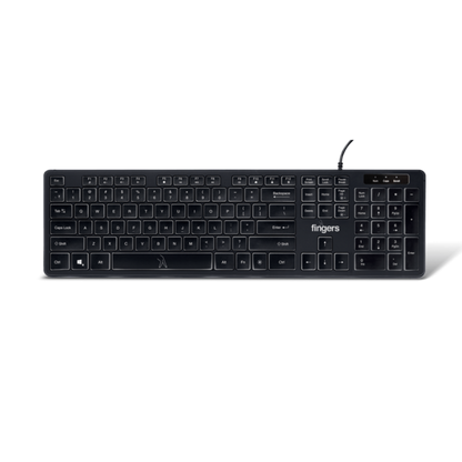 FINGERS Magnifico Moonlight Wired Keyboard