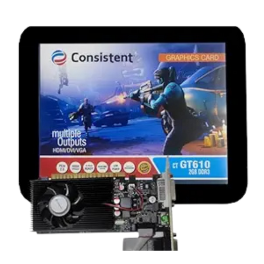 CONSISTENT GT 610 2GB Graphics Card