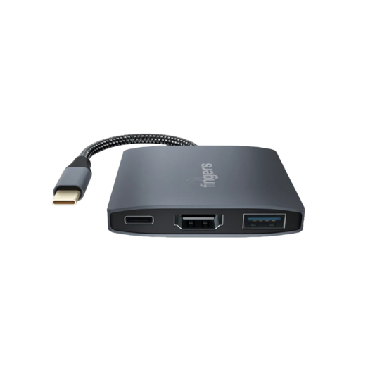 FINGERS Topnotch 3-in-1 Type-C USB Hub