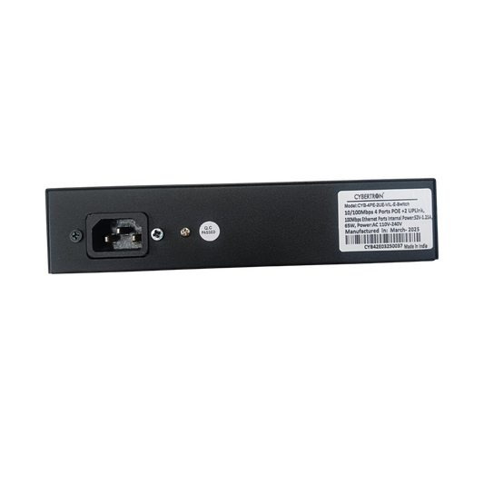 CYBERTRON CYB-4PE-2UE-VIL-E Switch 10/100mbps 4 Ports POE Internal Power