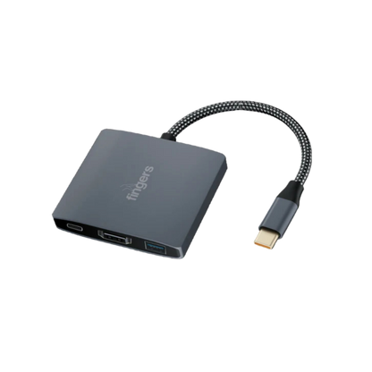 FINGERS Topnotch 3-in-1 Type-C USB Hub