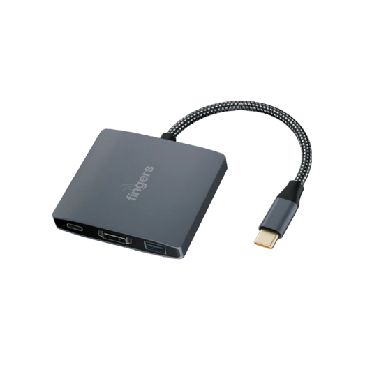 FINGERS Topnotch 3-in-1 Type-C USB Hub