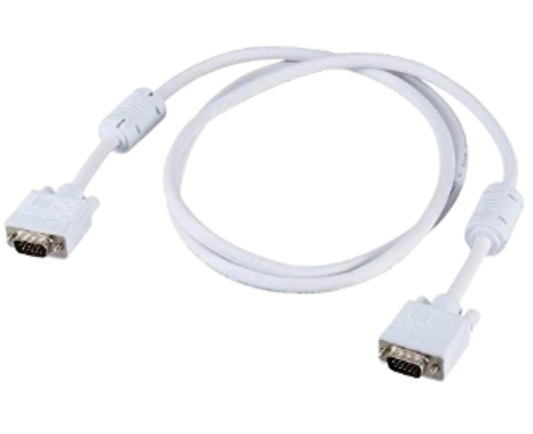 ADNET AD-VW-51 VGA Cable 3+4 White 1.5 Mtr