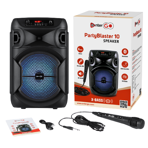 PORTABLE BLUETOOTH SPEAKER PARTY BLASTER 10 ENTER