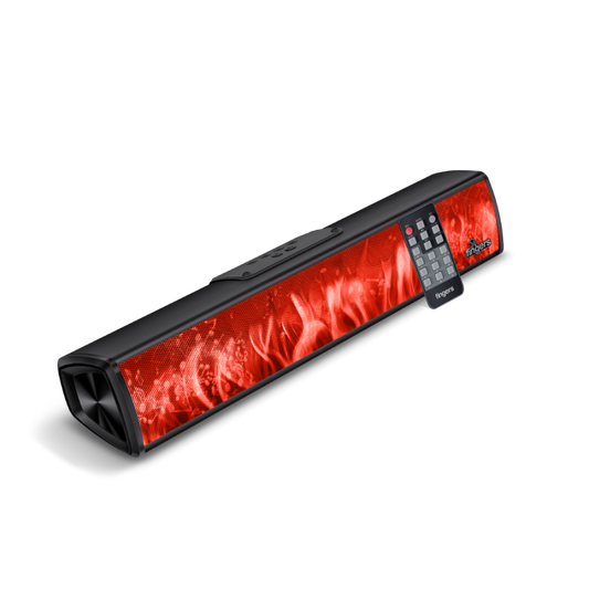 PORTABLE BLUETOOTH SPEAKER SOUNDBAR SOUND FLAME FINGERS