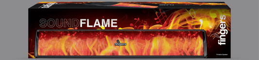 PORTABLE BLUETOOTH SPEAKER SOUNDBAR SOUND FLAME FINGERS